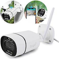 WIFI камера відеоспостереження 3MP, C16 TUYA / Камера зовнішнього відеоспостереження / Вулична камера вайфай