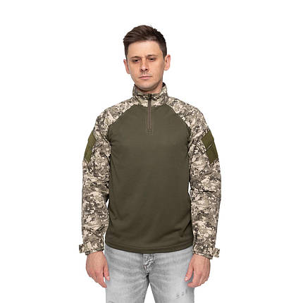 UBACS Тактична сорочка піксель, Бойова сорочка для військових,Армійська кофта убакс ЗСУ 52 розмір, фото 2