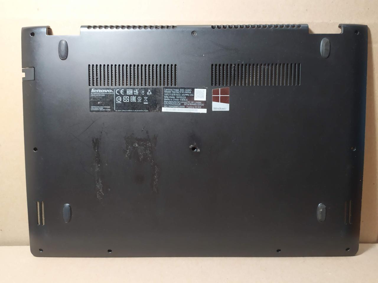 Lenovo Yoga 500-14IBD Корпус D (нижня частина корпусу) бу, фото 1