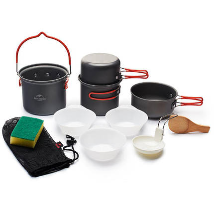 Набір туристичного посуду Naturehike NH18T018-G, фото 1