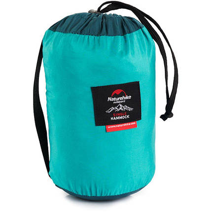 Гамак одномісний Naturehike Single Super light NH17D012-C, 340T polyester, блакитний, фото 3