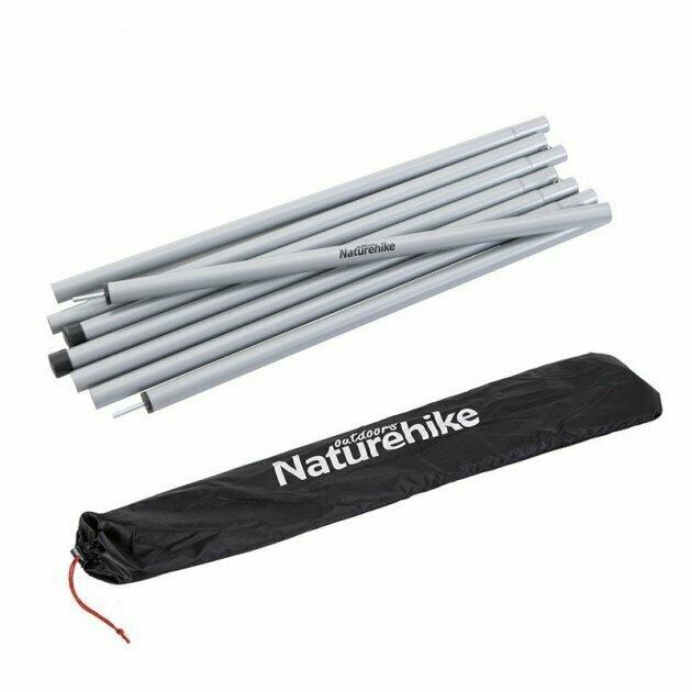 Набір стійок Naturehike NH20PJ041 Steel Poles, 200 см (2 шт.)