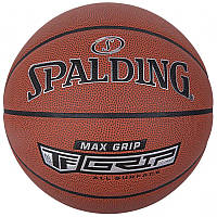 Мяч баскетбольный Spalding Max Grip In/Out размер 7 композитная кожа для улицы-зала (76873Z)