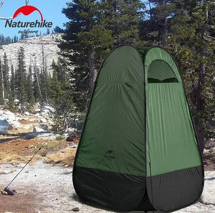 Палатка-душ Naturehike NH17Z002-P, 190T, зелений, фото 3