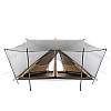 Тент для кемпінгу Naturehike Ranch Pyramid NH20ZP014, 150D, 482*482*280 см, золотий (з п&#039;ятьма стійками), фото 8