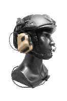 Активні навушники EARMOR M32H for ARC Helmet Rails койот (M32H-ARCHR-coy)