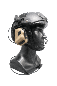 Активні навушники EARMOR M32H for ARC Helmet Rails койот