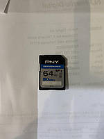 Карта памяті PNY SD 64gb class1 80mb/s Б/В в магазині Київ