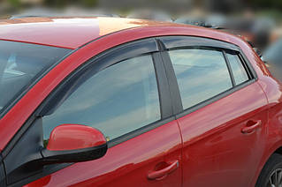 Вітровики "CT" дефлектори вікон на авто Кобра Fiat Bravo Hb 2007+