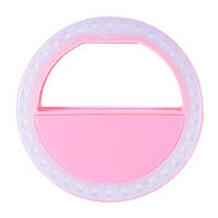 Селфи-кольцо UFT Protech Selfie Ring Light Pink (XJ-01WH)