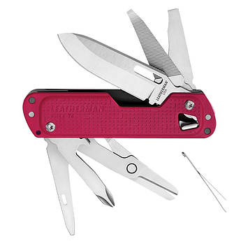 Мультитул Leatherman Free T4 Crimson 832871 (12в1)