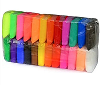 Легкий повітряний пластилін на 24 кольори зі стеками 240 г