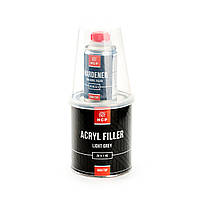 Грунт акриловый NCPro HS ACRYL FILLER 5:1 белый 1 л. + отвердитель 0,2 л.