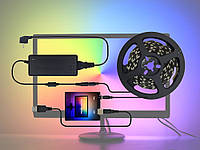 Адаптивная фоновая подсветка Ambient Ambilight RGB для монитора или телевизора 1 метр 1 метр 30 светодиодов на