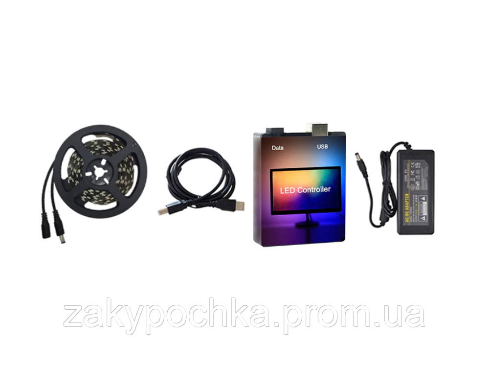 Купить Ambient Ambilight RGB для монитора или телевизора 1 метр ...