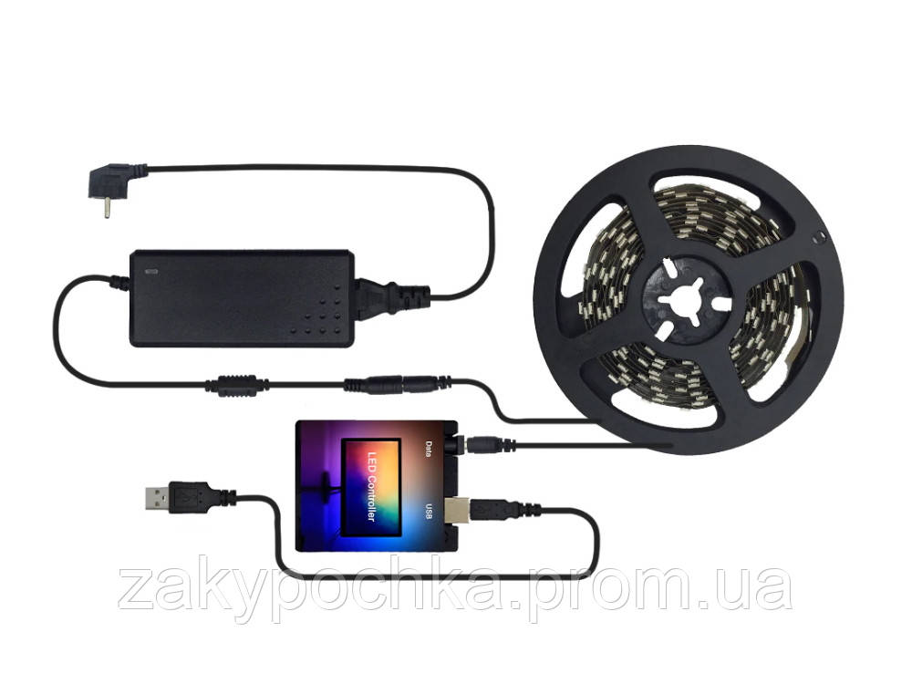 Купить Ambient Ambilight RGB для монитора или телевизора 1 метр ...