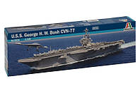 Сборная модель Авианосец "Джордж Буш" CVN77 (Italeri 5534) 1:720