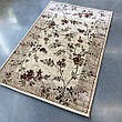 Килим бежевий з квітами середній ворс LOTOS 551/100 Karat Carpet, фото 2