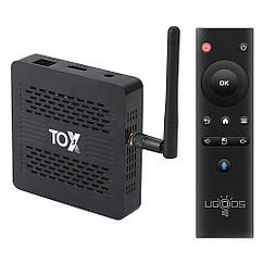 TOX3 4/32, Amlogic S905X4, Android 11, Нова ревізія + аеропульт з гіроскопом і мікрофоном