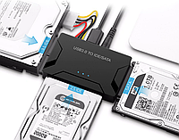 Конвертер перехідник USB3.0 to SATA/IDE для жорстких дисків