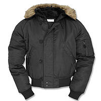 Куртка чоловіча зимова коротка Аляска N2B Mil-Tec колір чорний Німеччина розмір L