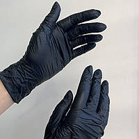 Нітрілові чорні рукавички Medicom розмір S