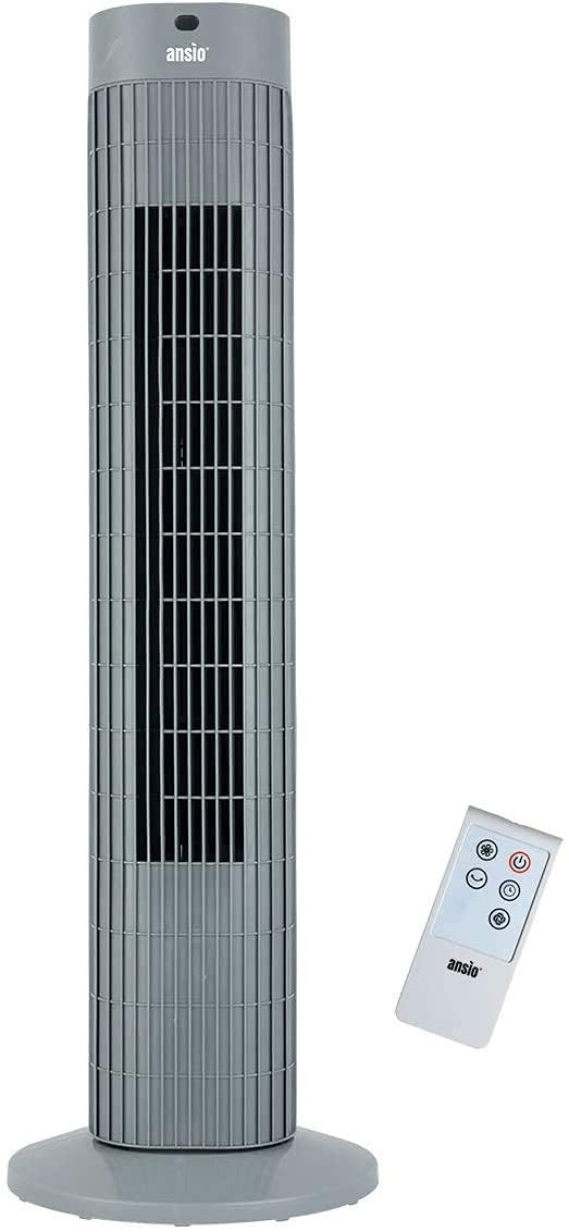 Б/у ANSIO® Tower Fan з дистанційним керуванням 30-дюймовий потужний електричний вентилятор