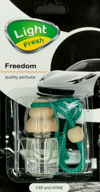 Освіжувач повітря для машини та дому автопарфуми ароматизатор Свобода Light Fresh 5 мл. Германия