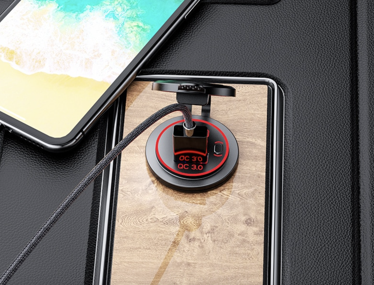 Купити Врізна USB-розетка в авто QC 3.0 USB + PD Type-C 12В-24В КРИСНА ...