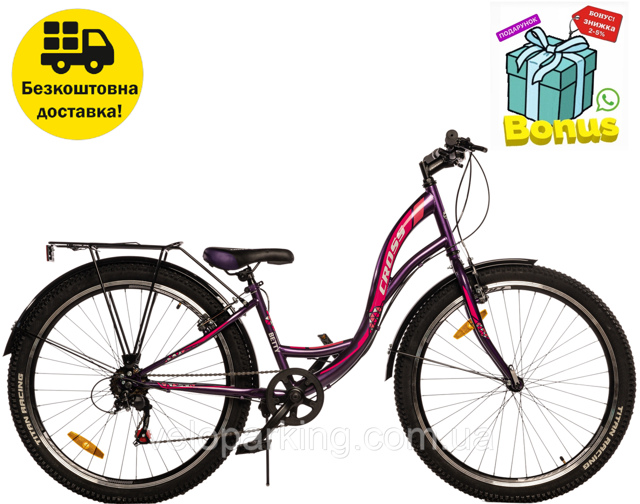 Гірський підлітковий 24 Betty Cross (2024) велосипед для дівчинки
