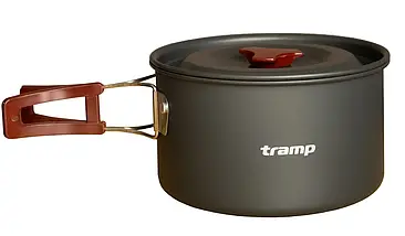 Tramp UTRC-143 | Зручний, легкий і компактний набір туристичного посуду з анодованого алюмінію на 2-3 перони для приготування їжі, фото 3