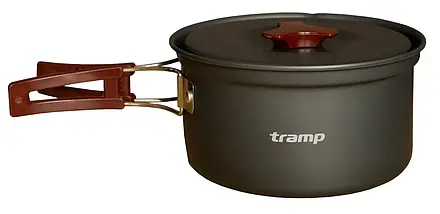 Tramp UTRC-144 | Зручний, легкий і компактний набір туристичного посуду з анодованого алюмінію на 1-2 перони для приготування їжі, фото 4