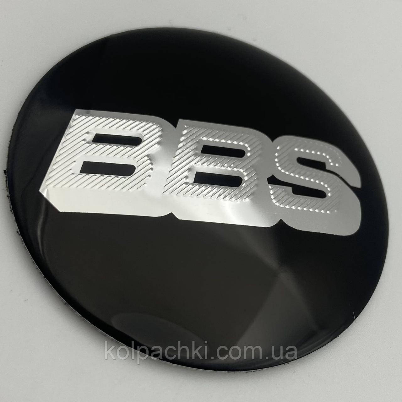 Наклейка для ковпачків із логотипом BBS ББС 56 мм