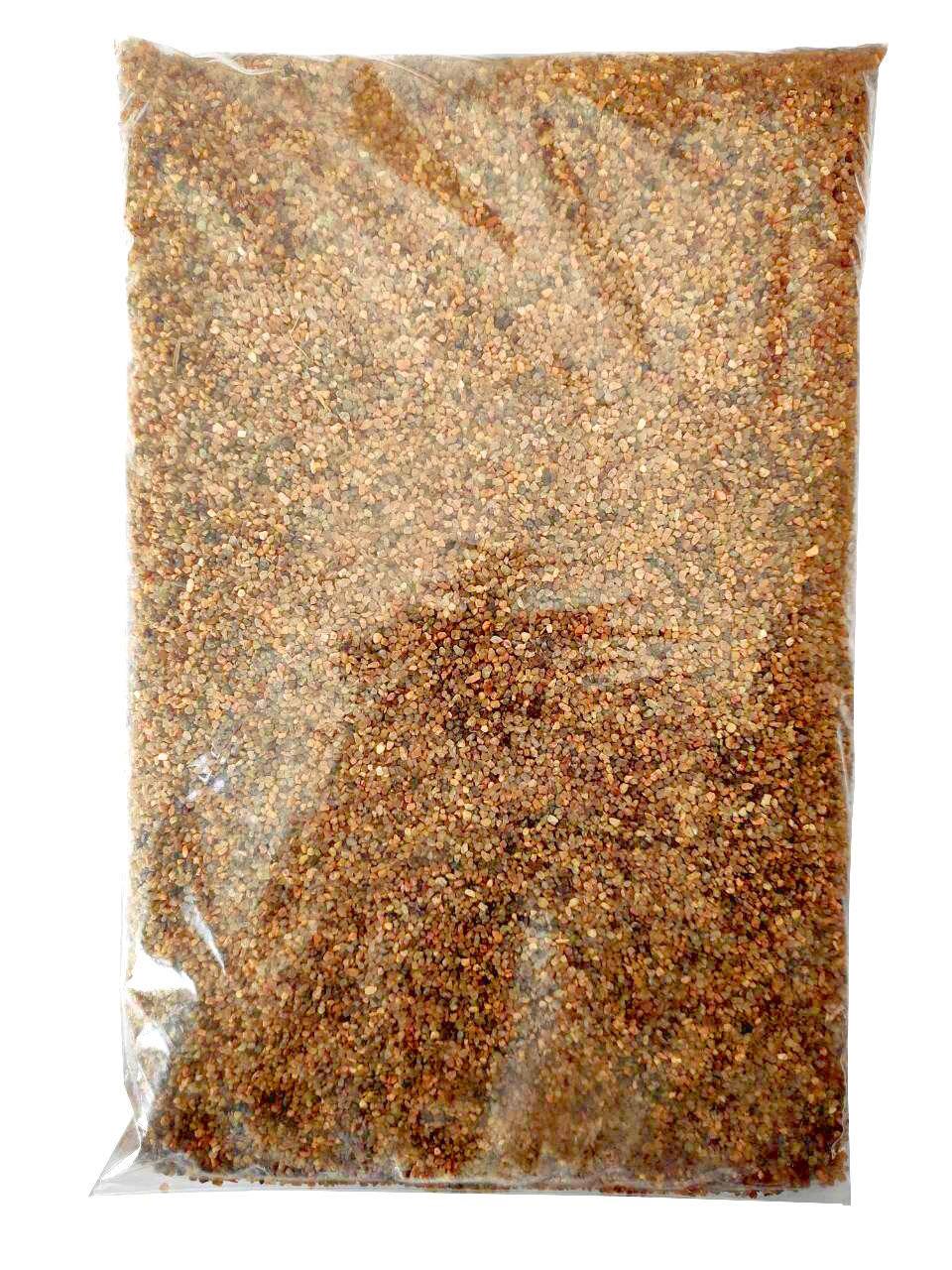 Кварцовий пісок для флораріуму (жовто-коричневий) 1.0-2.0 мм, 2 кг