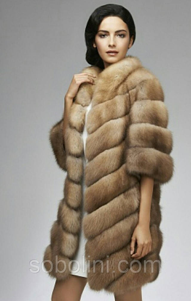 Шикарная шуба из меха куницы Шикарная шуба из меха куницы