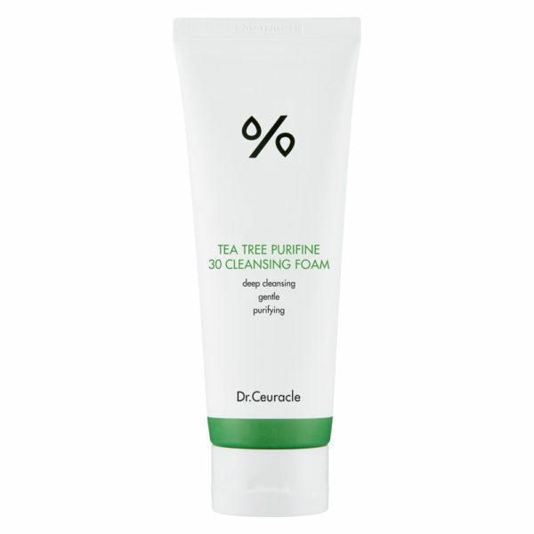 Гель-пінка для вмивання з екстрактом чайного дерева Dr. Ceuracle Tea Tree Purifine 30 Cleansing Foam 150 мл