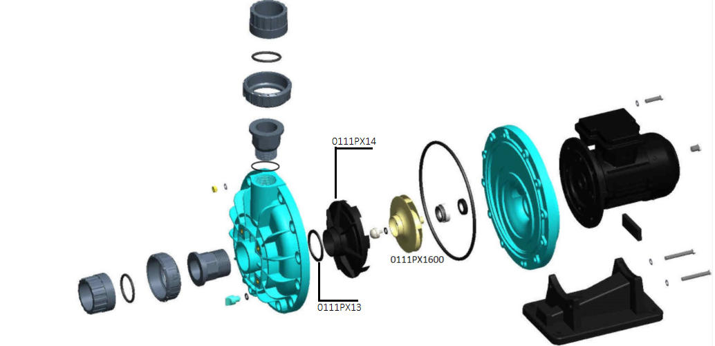 Уплотнительное кольцо диффузора насоса PG PUMPEX-JET, фото 1