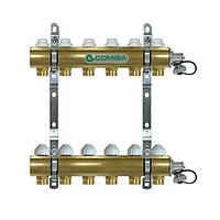 Коллектор для теплого пола Comisa 1x3/4 на 4 контуров без расходомеров