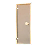 Дверь для сауны стандартная, матовые 80*190 см
