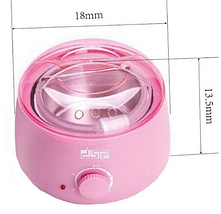 Воскоплав зі знімним відерцем Beauty Skincare DSP F-70004 80 Вт для воскової депіляції Рожевий, фото 6