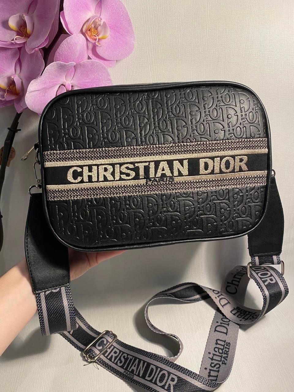 Жіноча сумка Dior, тканинний ремінь, 931096, фото 1