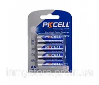 Батарейка литиевая PKCELL LiFe 1.5V AA/FR6, 4 шт в блистере