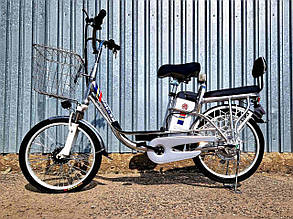 Електровелосипед двоколісний Gofun Silver (Движувач 350W, акумулятор 48V10AH)