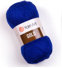 Акрилова пряжа з люрексом/метанітом GOLD