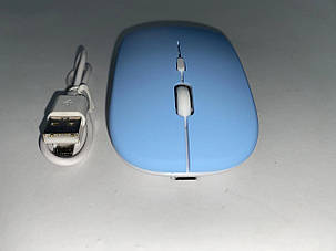 Бездротова USB-миша MACARON Bluetooth 5.0+2.4G безшумна, фото 3