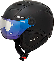 ALPINA Unisex - Adult, лыжный шлем JUMP 2.0 VM, черный матовый, 59-61 см