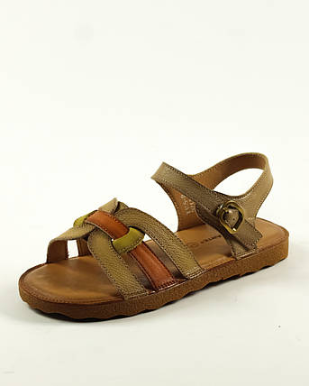 Босоніжки на плоскій підошві Prima d'Arte 1058 36 Руді, фото 1