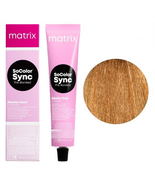 Крем-фарба без аміаку Matrix Color Sync №8CG Мідно-золотистий 90 мл, фото 1