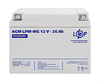 Аккумулятор Logic Power LPM-MG 12V-26 Ah мультигелевый | АКБ 26 Ah | Мультигелевый аккумулятор