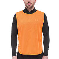 Манишка для футбола мужская с резинкой (сетка) CO-1676, Желтый: Gsport Оранжевый
